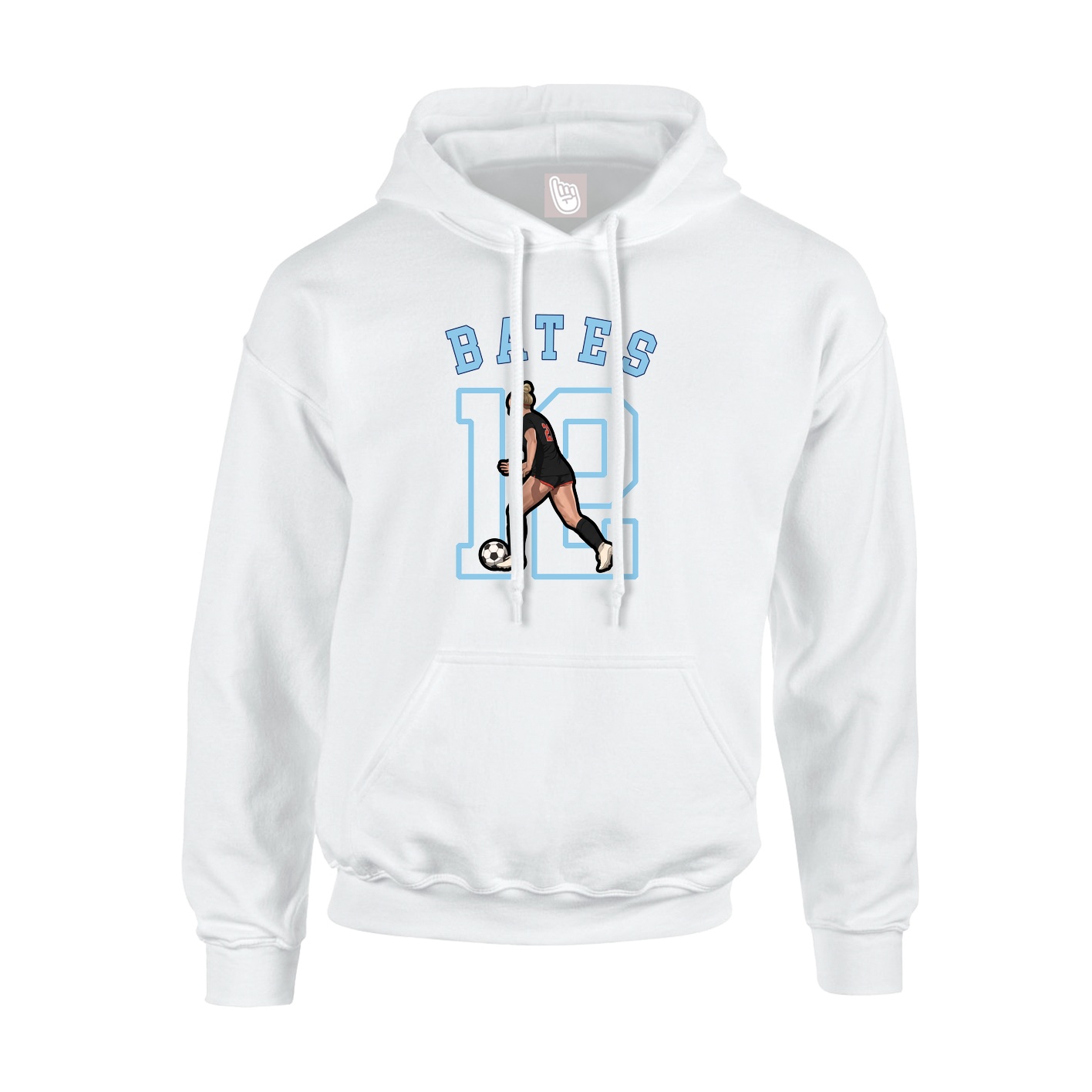 Hoodie — Shirsey Arch in White