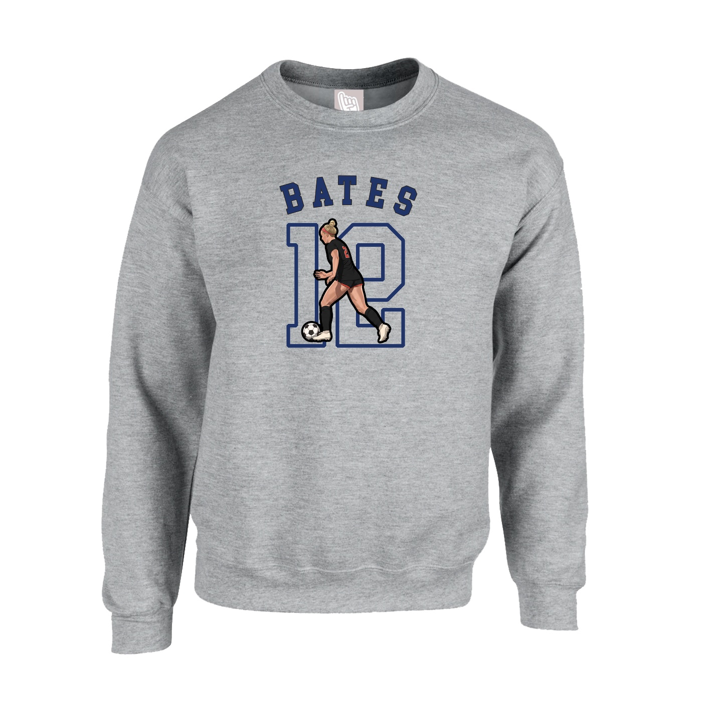 Fleece Crew — Shirsey Arch in Grey