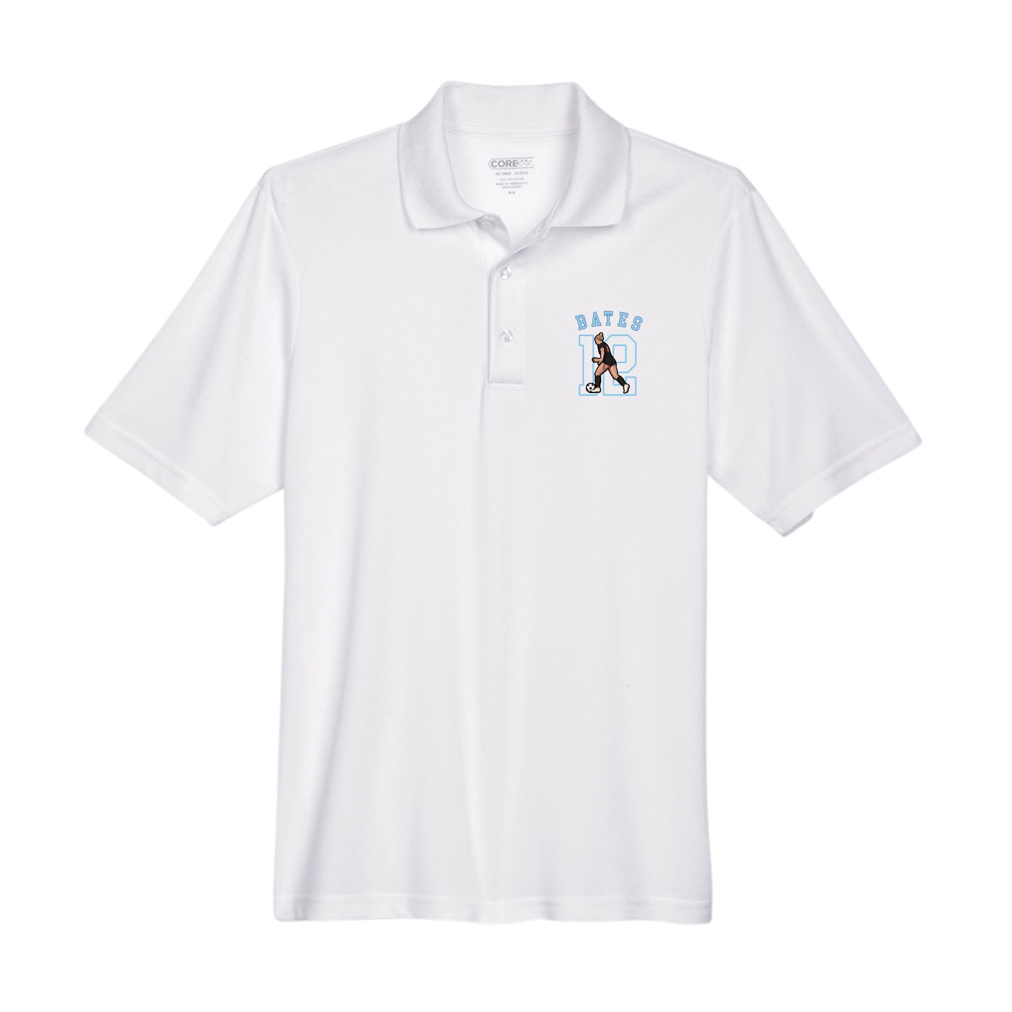 Performance Polo — Shirsey Arch in White
