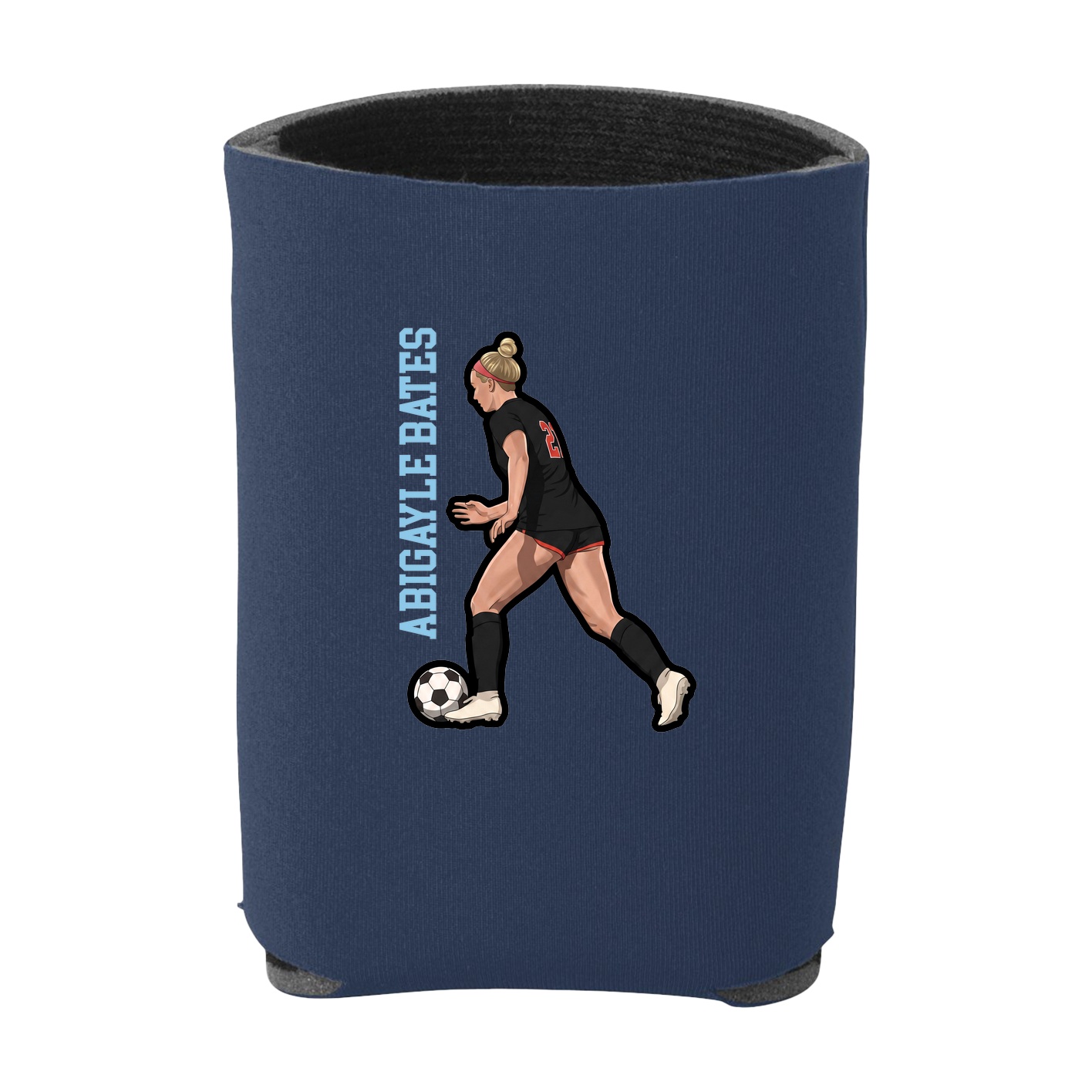 Can Holder — Name Vertical in Navy