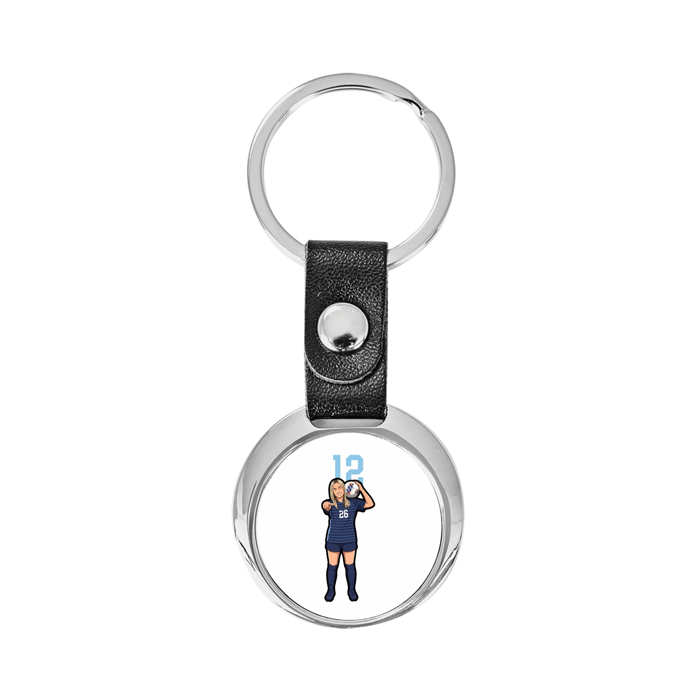 Key Chain — Number Top in Classic
