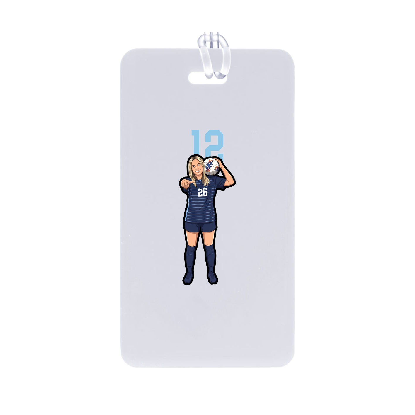 Bag Tag — Number Top in Classic