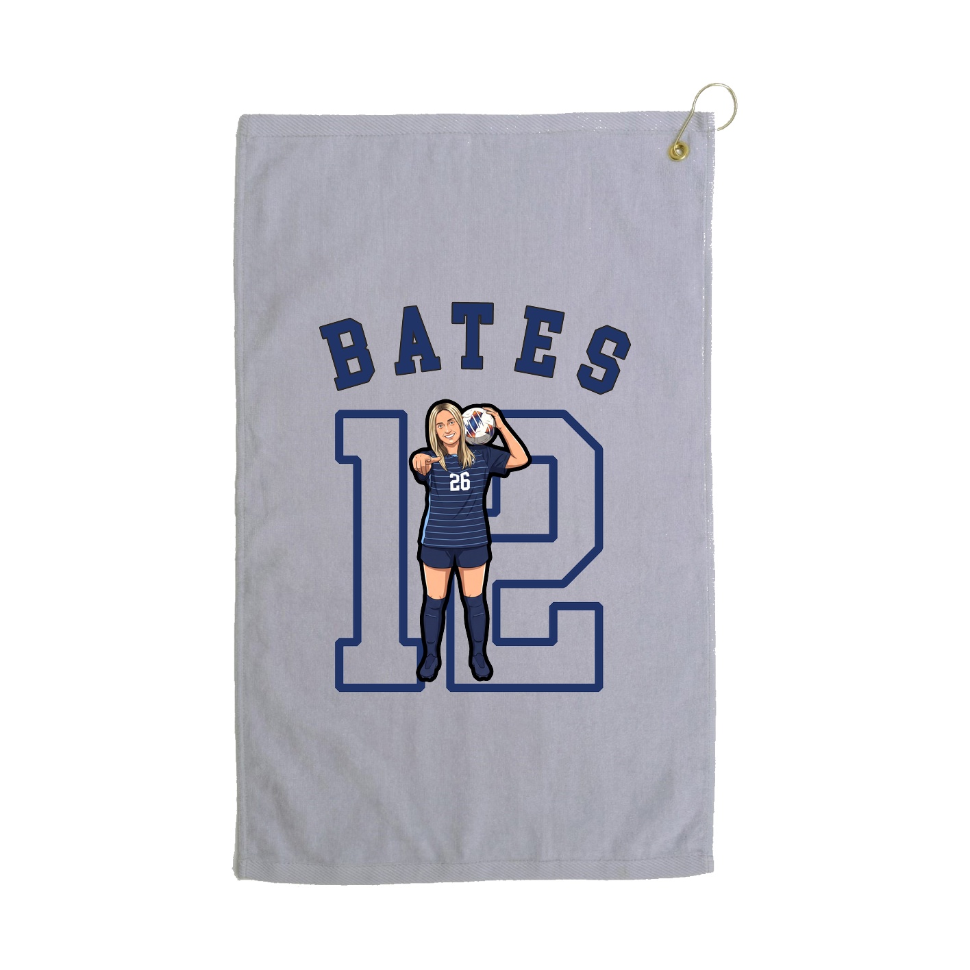 Golf Towel — Shirsey Arch in Grey