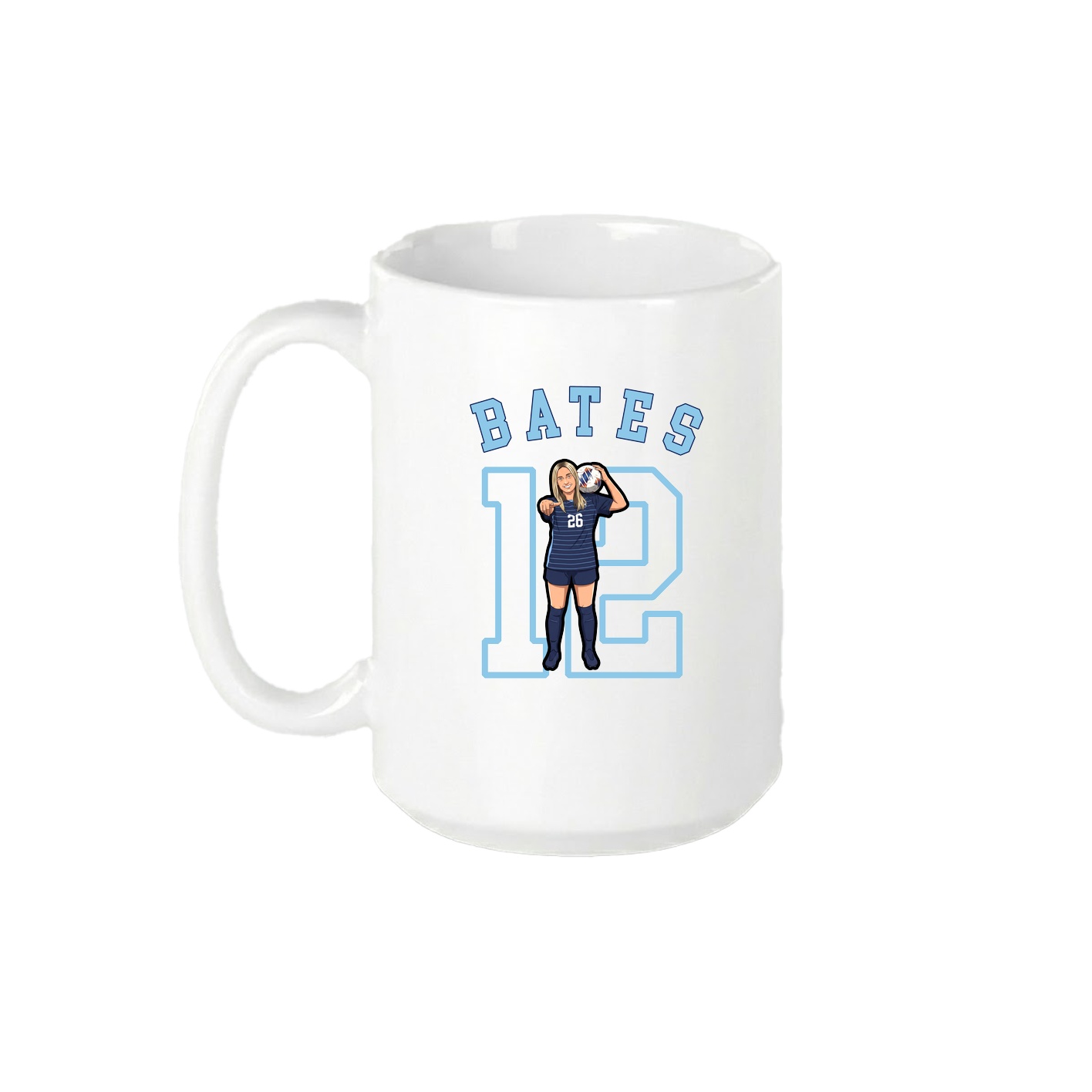 15oz Coffee Mug — Shirsey Arch in White