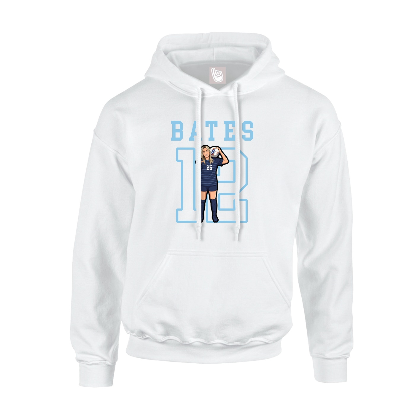 Hoodie — Shirsey in White