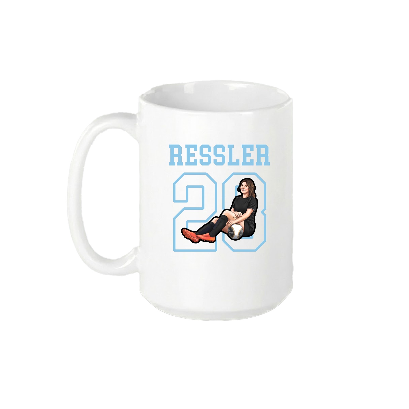15oz Coffee Mug — Shirsey in White