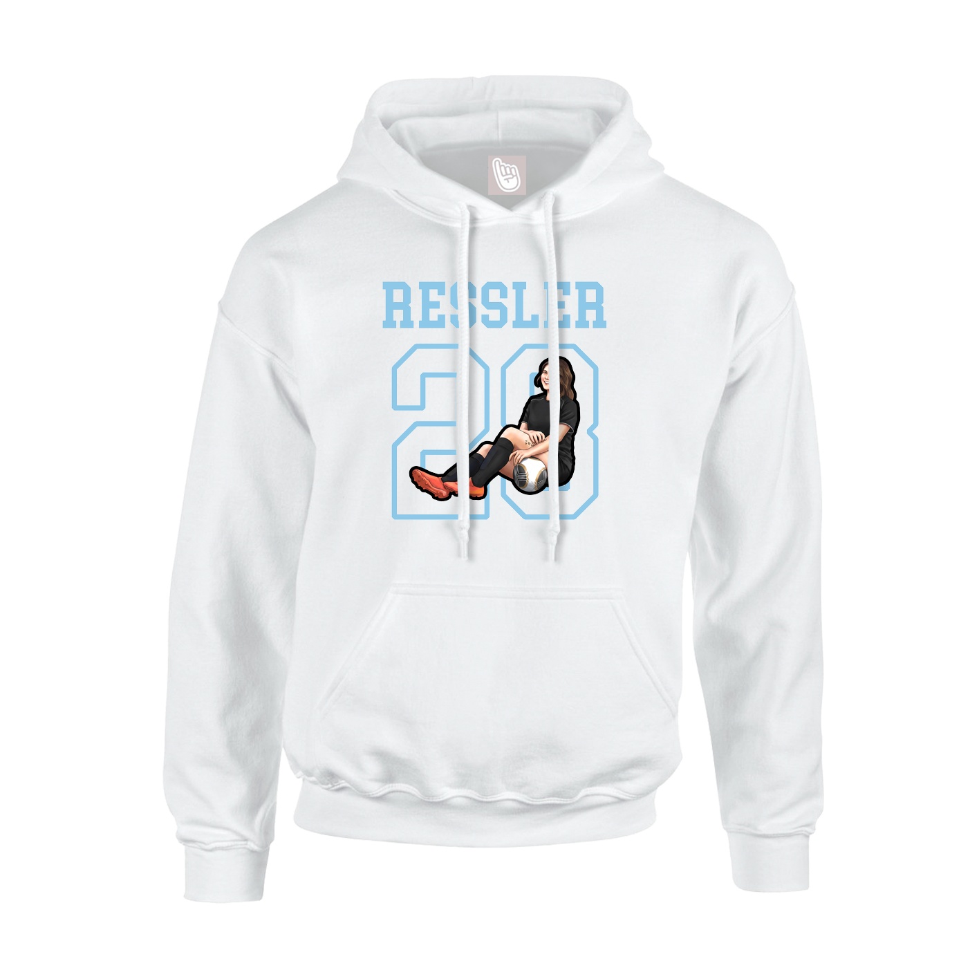 Hoodie — Shirsey in White