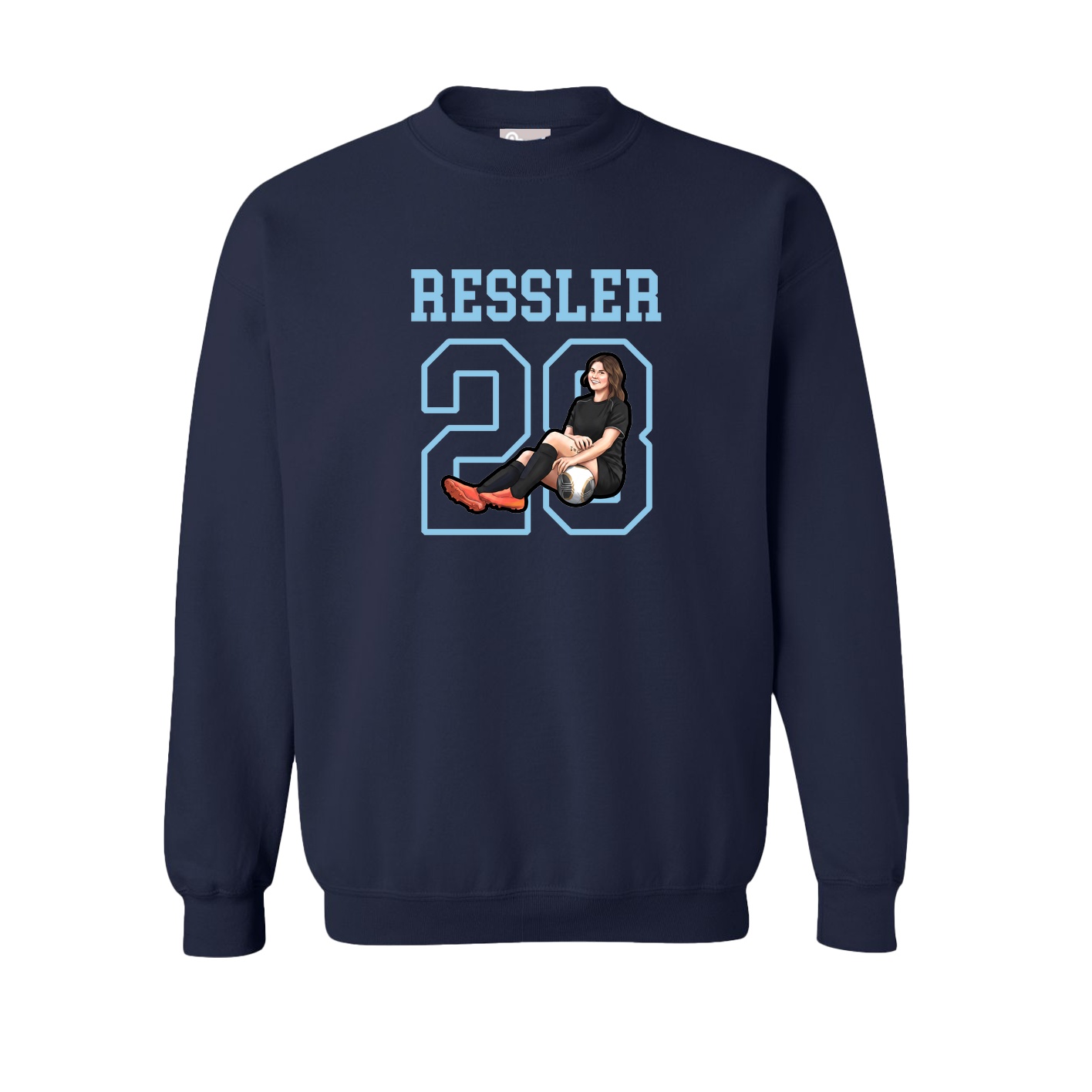 Fleece Crew — Shirsey in Navy