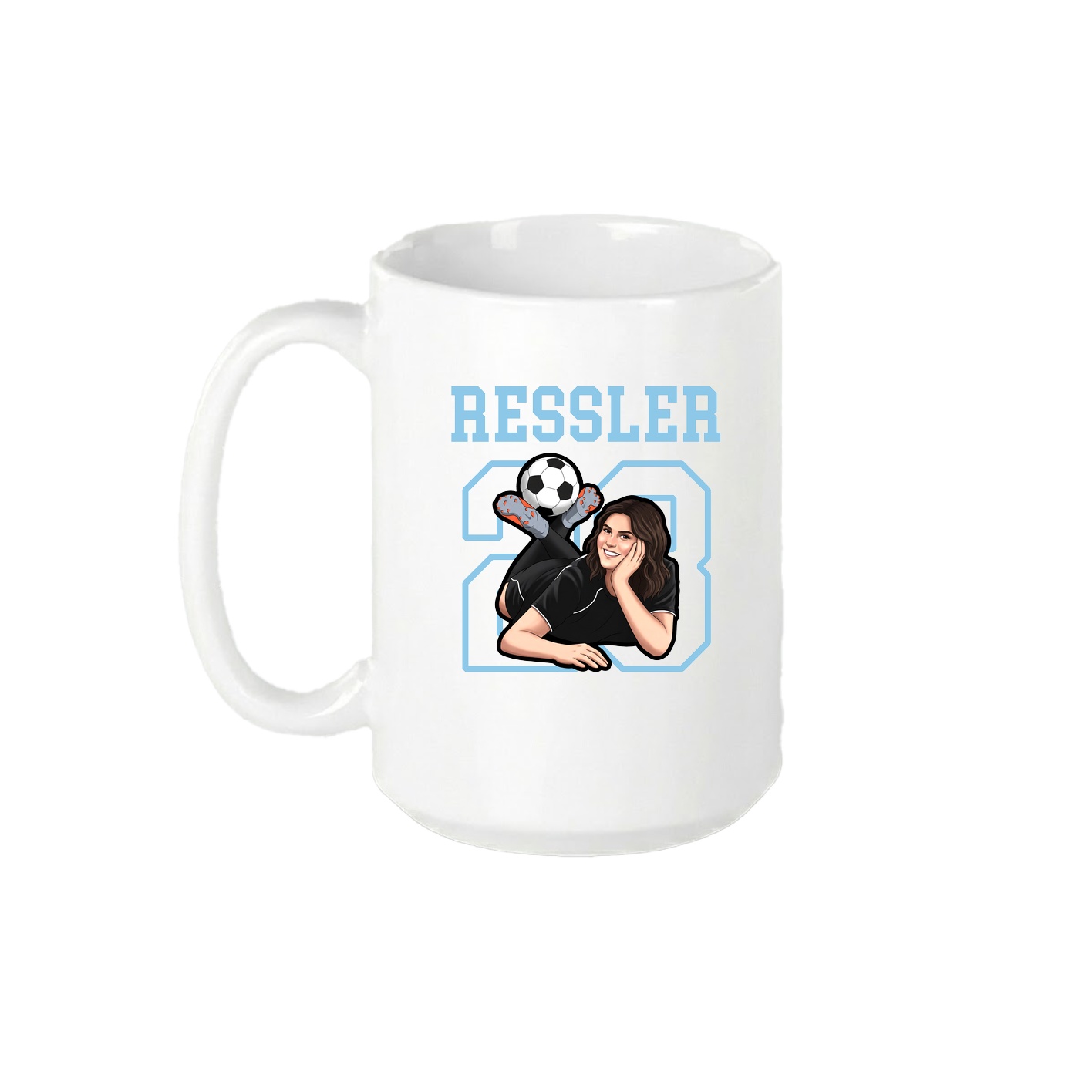 15oz Coffee Mug — Shirsey in White