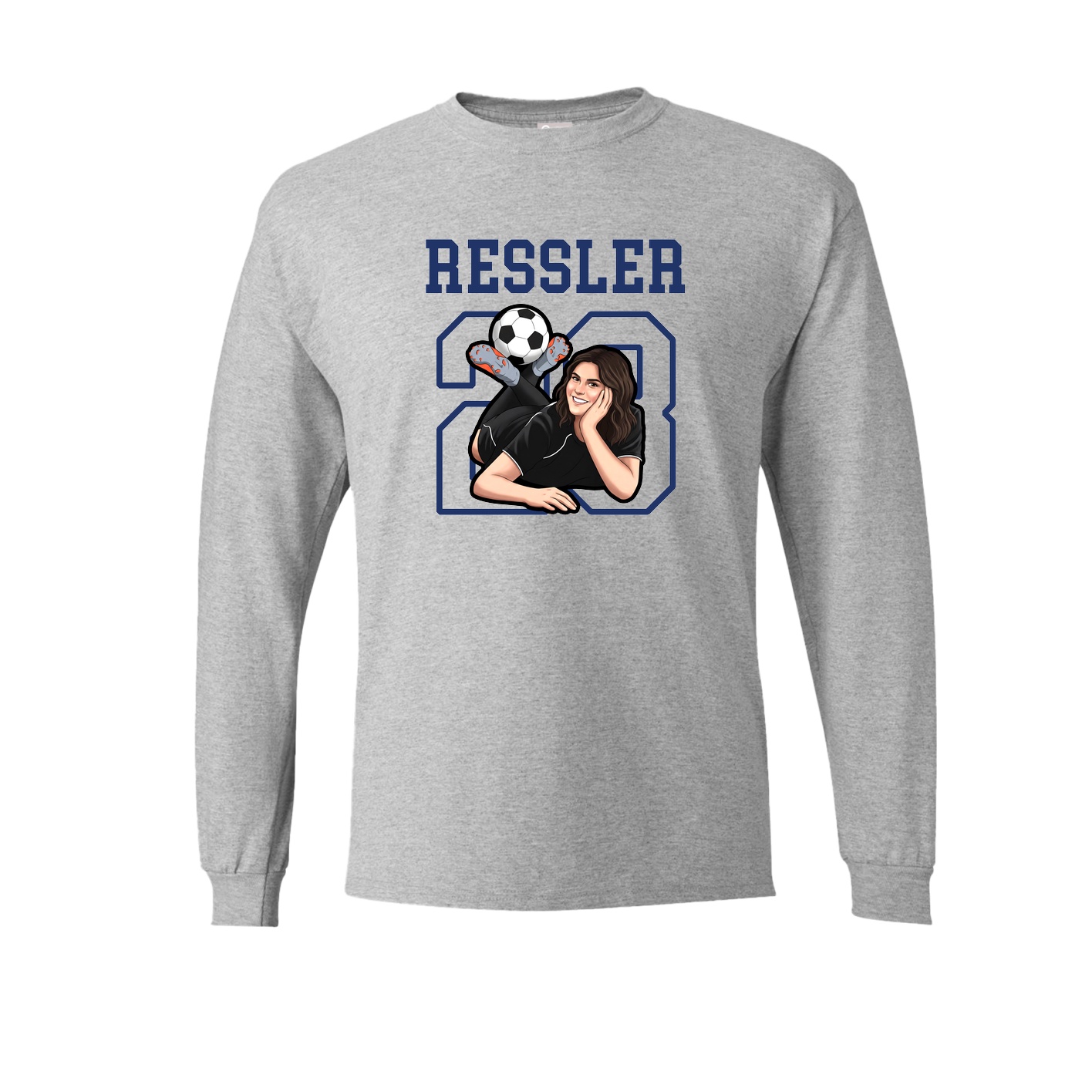 Long Sleeve Tee — Shirsey in Grey