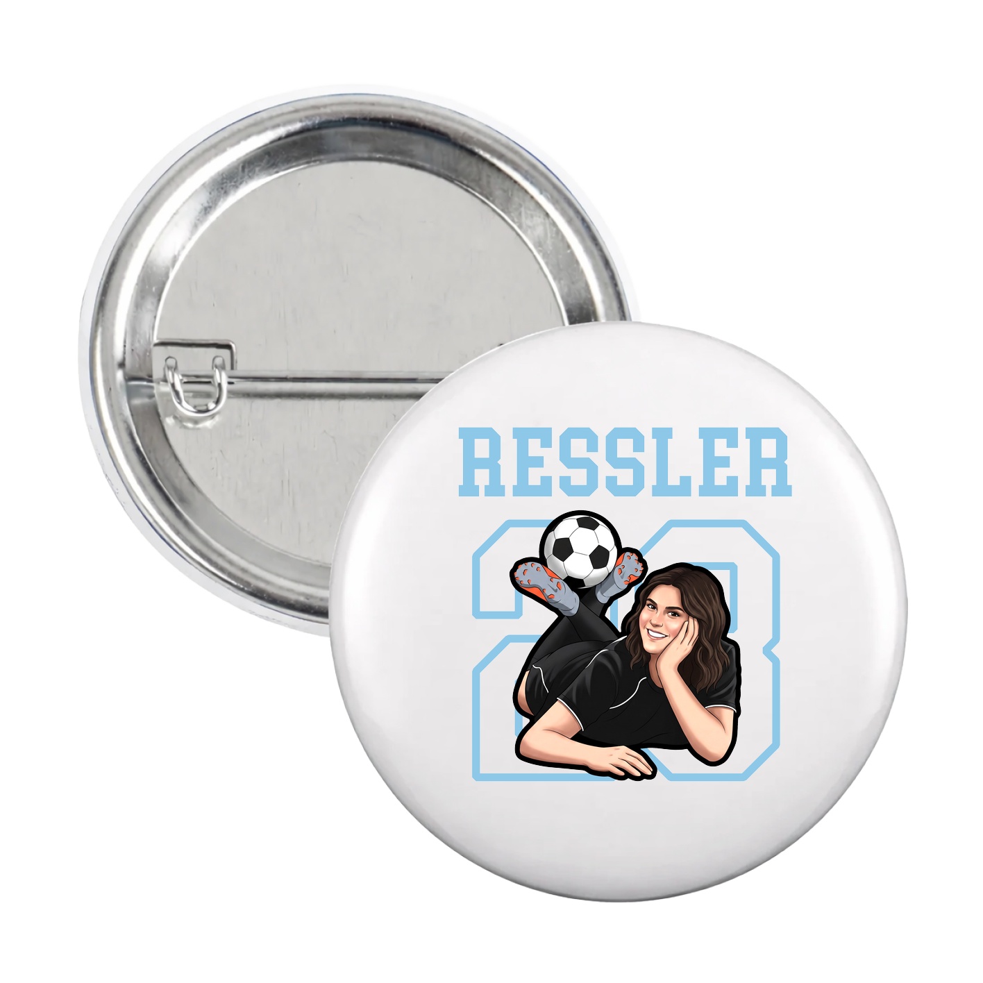 Game Day Button — Shirsey in White