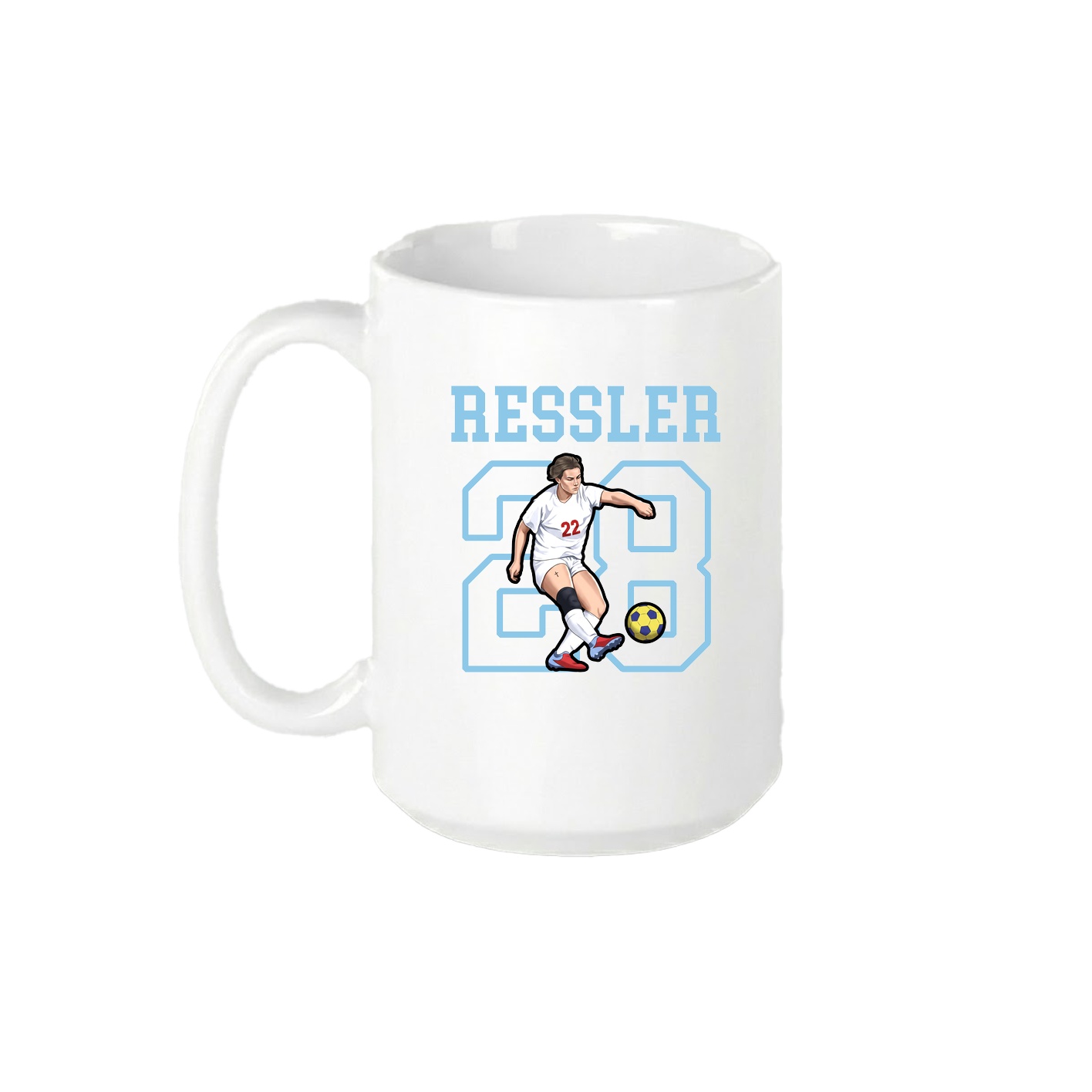 15oz Coffee Mug — Shirsey in White