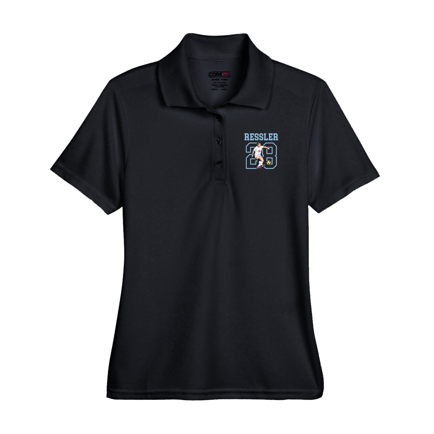 Performance Polo — Shirsey in Black