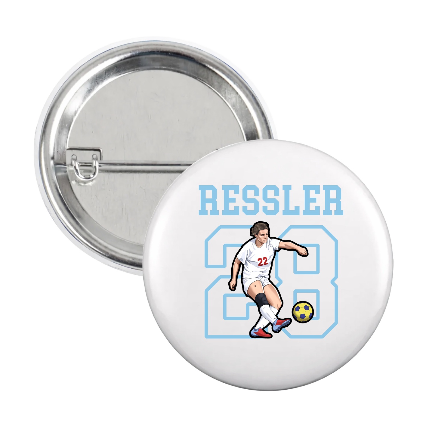 Game Day Button — Shirsey in White
