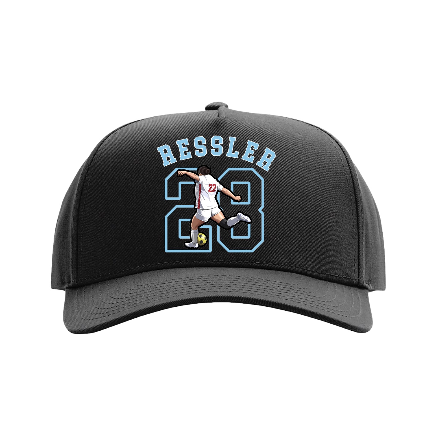 Full Fabric Five-Panel Champ Cap