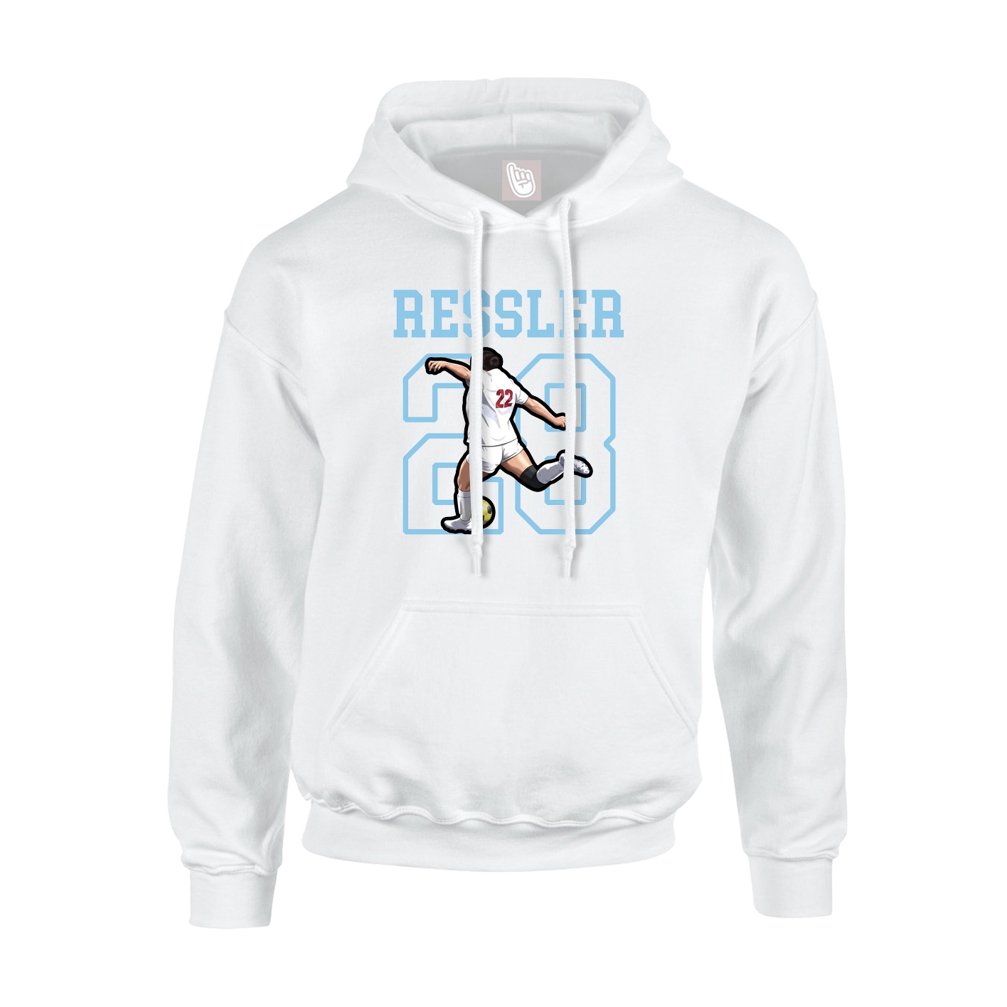 Hoodie — Shirsey in White