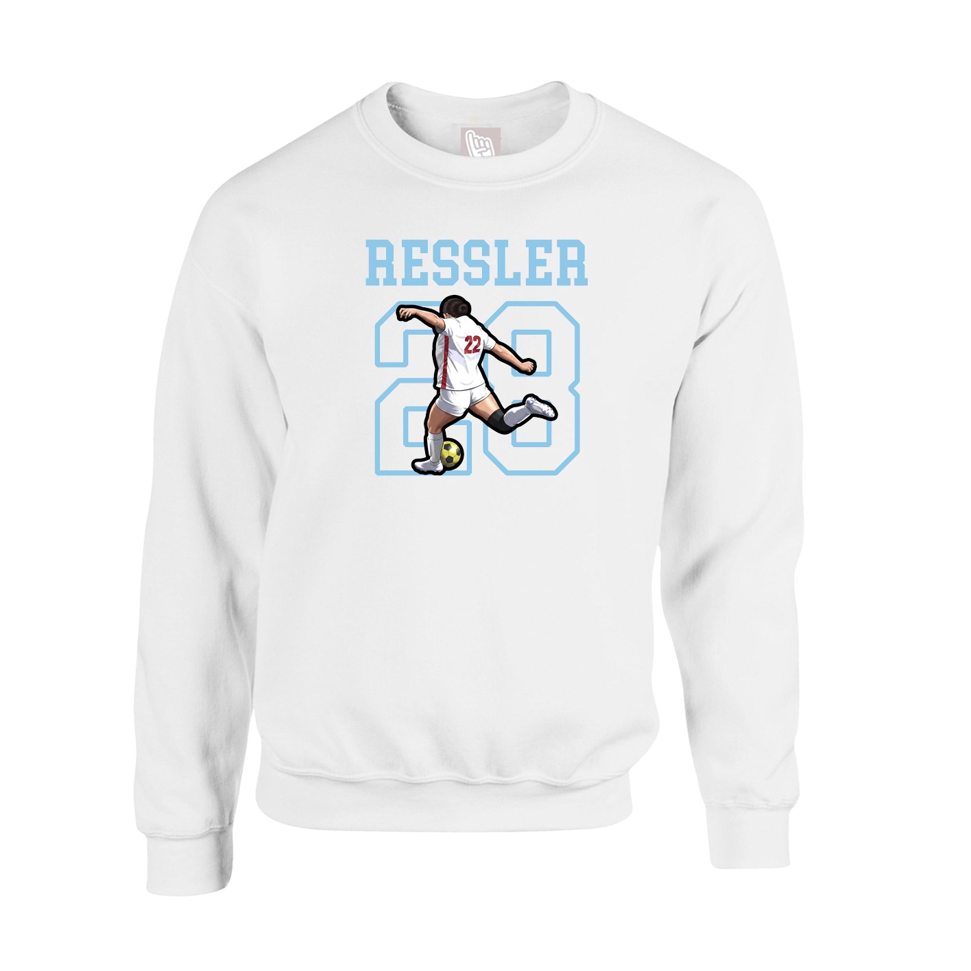 Fleece Crew — Shirsey in White