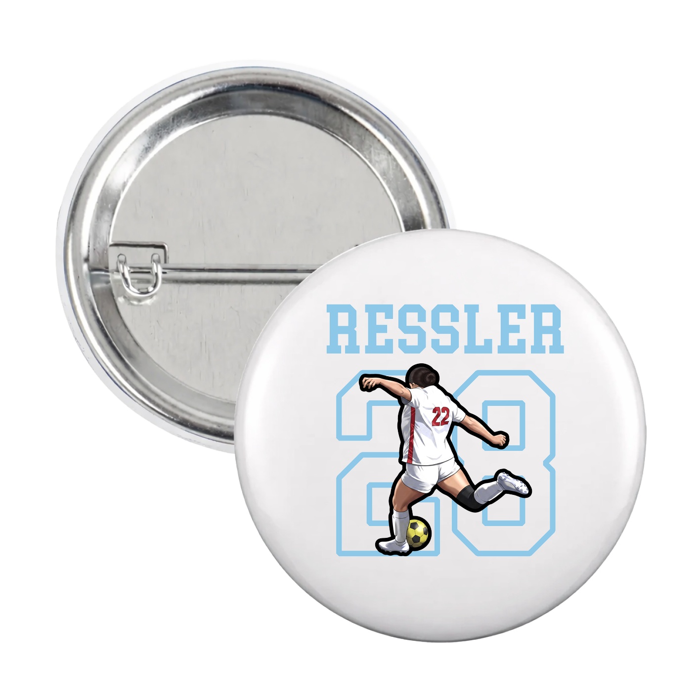 Game Day Button — Shirsey in White