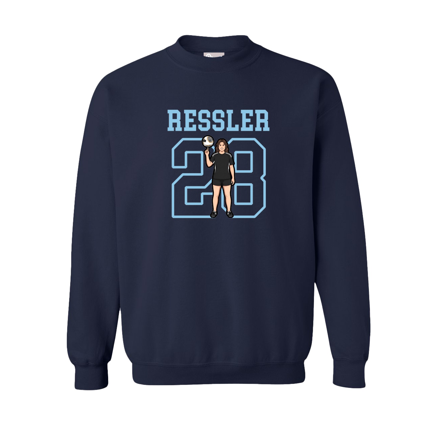 Fleece Crew — Shirsey in Navy
