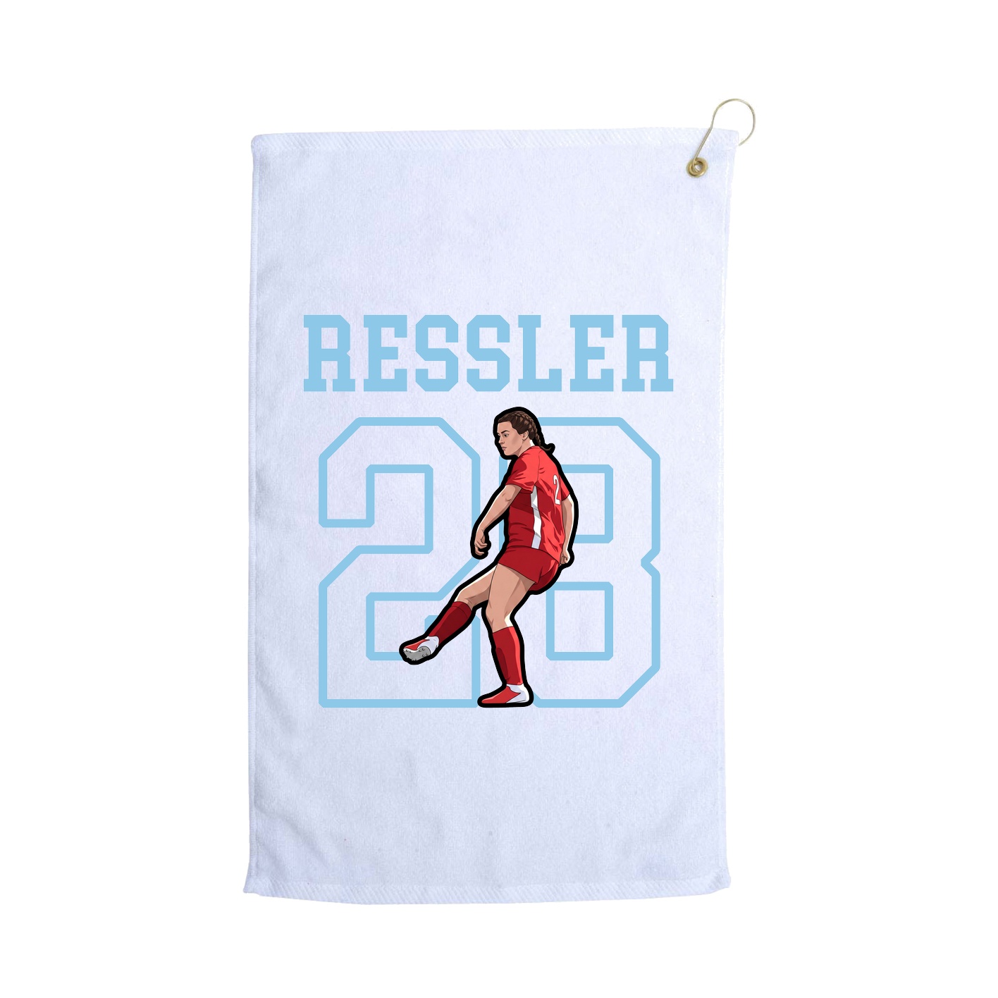 Golf Towel — Shirsey in White