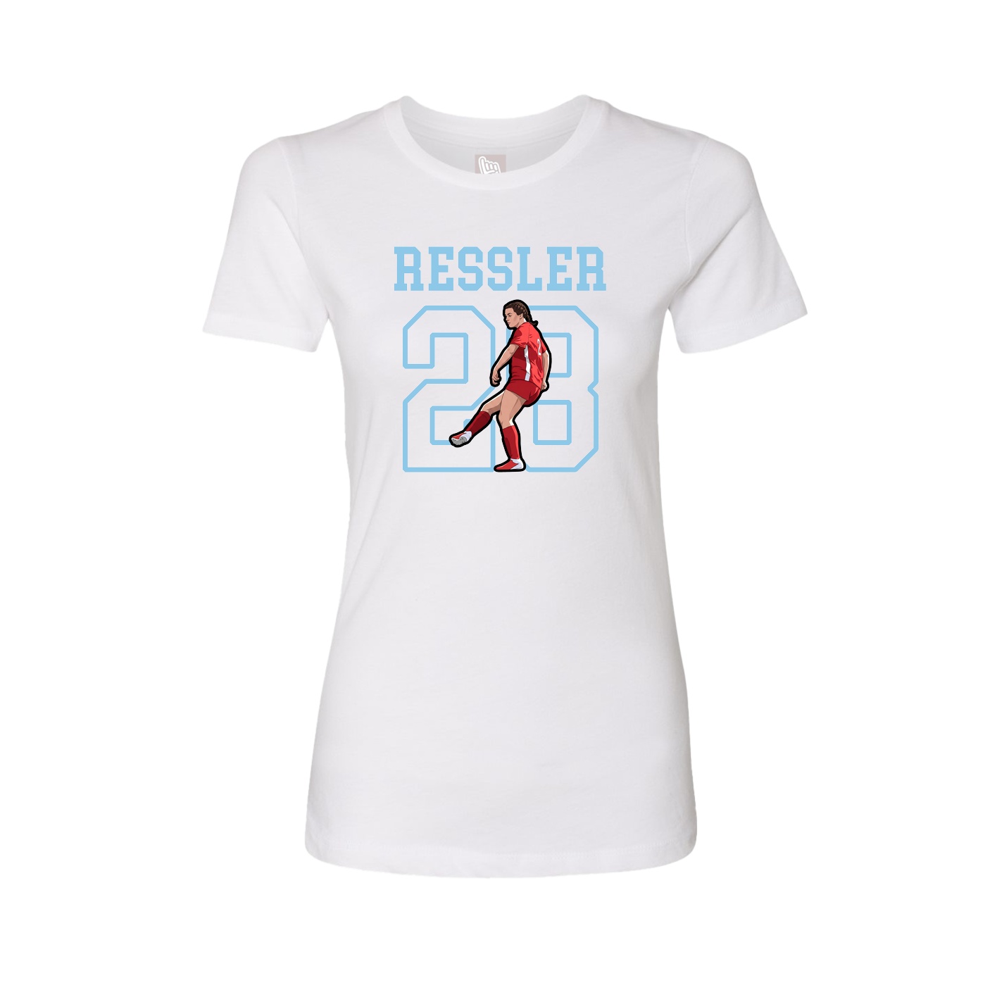 Fitted Women's Tee — Shirsey in White