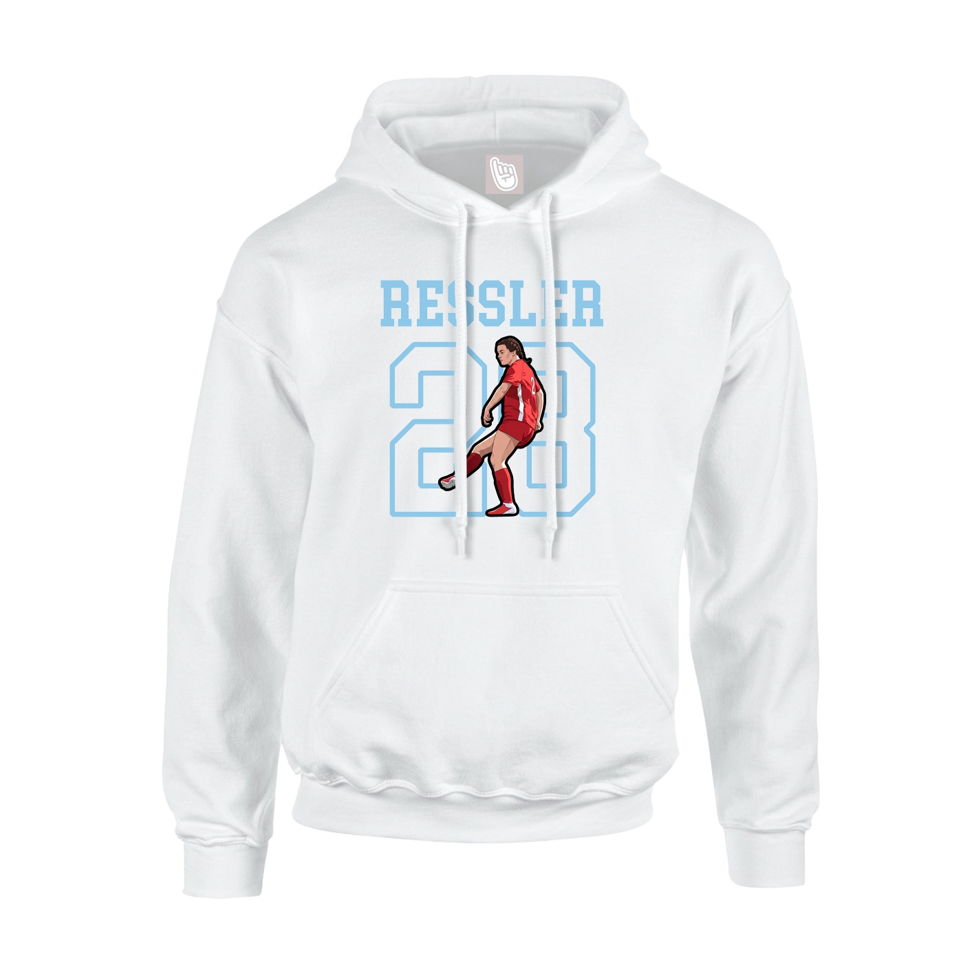 Youth Hoodie — Shirsey in White