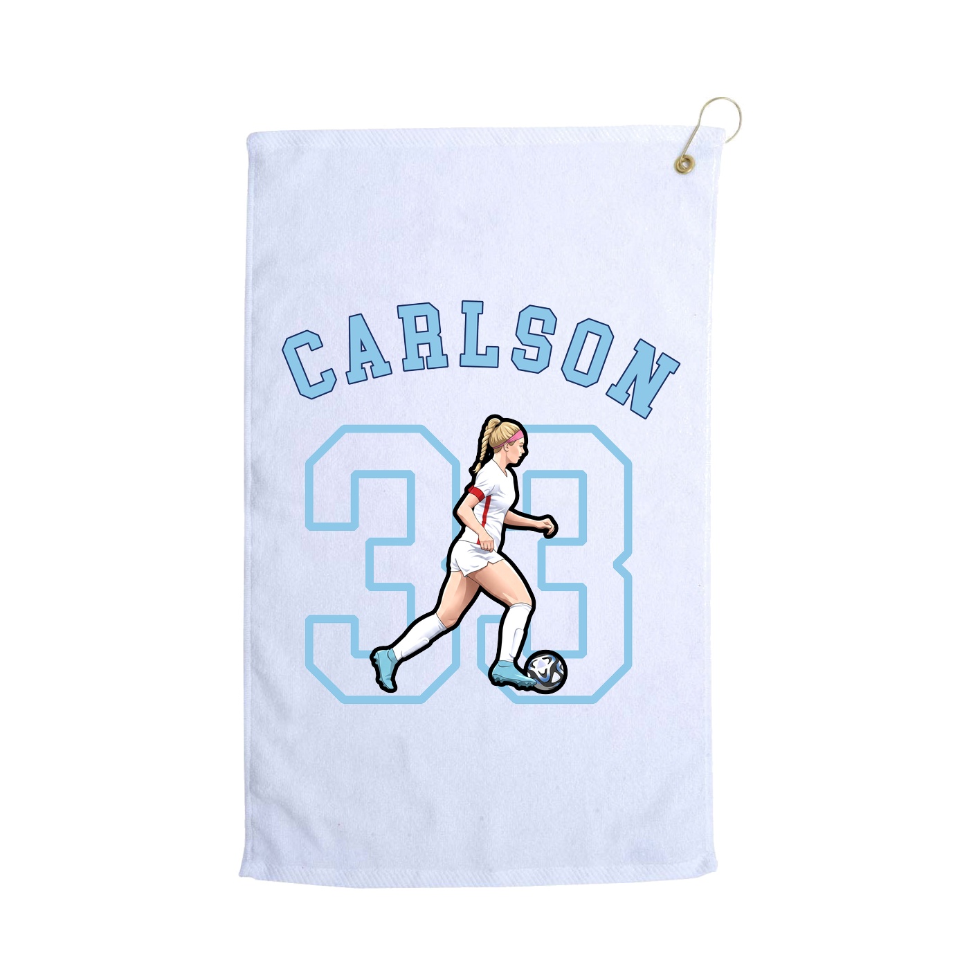 Golf Towel — Shirsey Arch in White