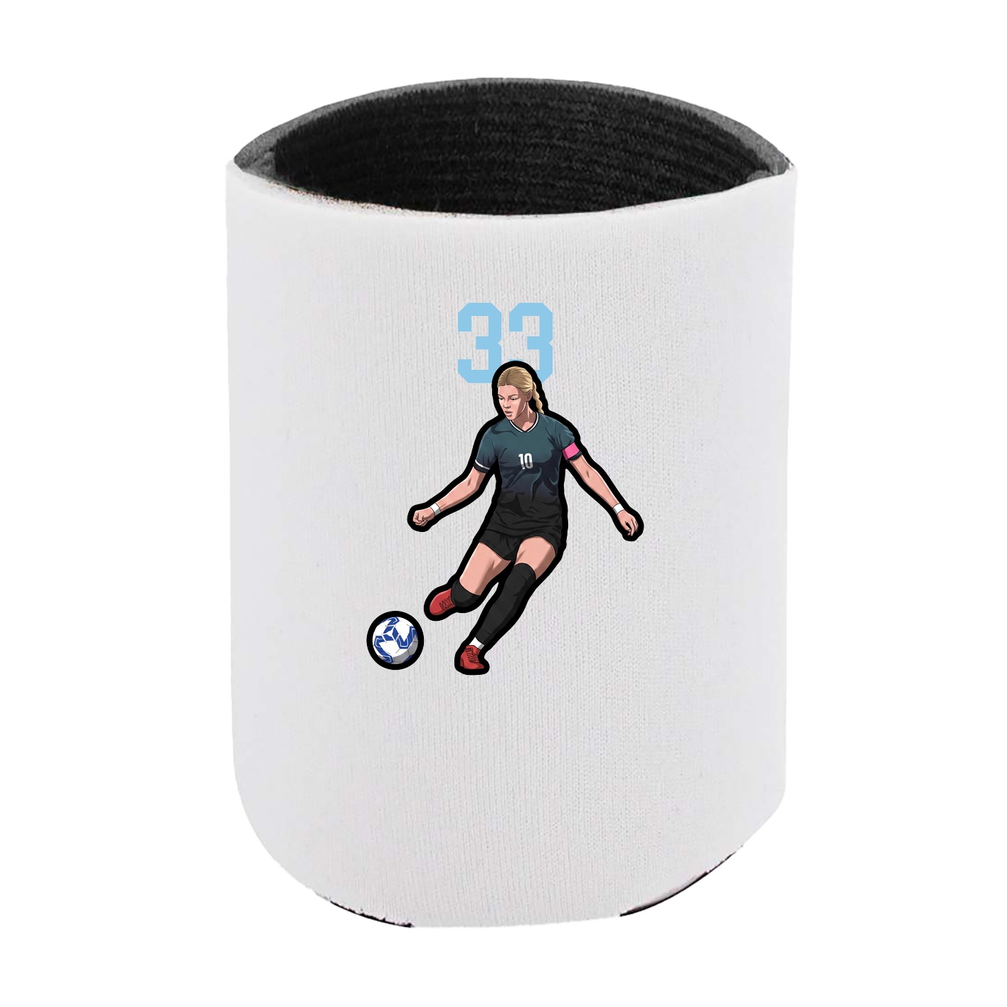 Can Holder — Number Top in White