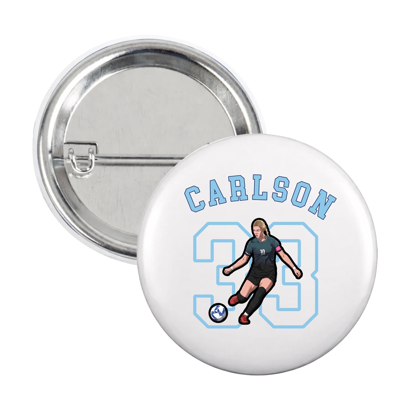 Game Day Button — Shirsey Arch in White
