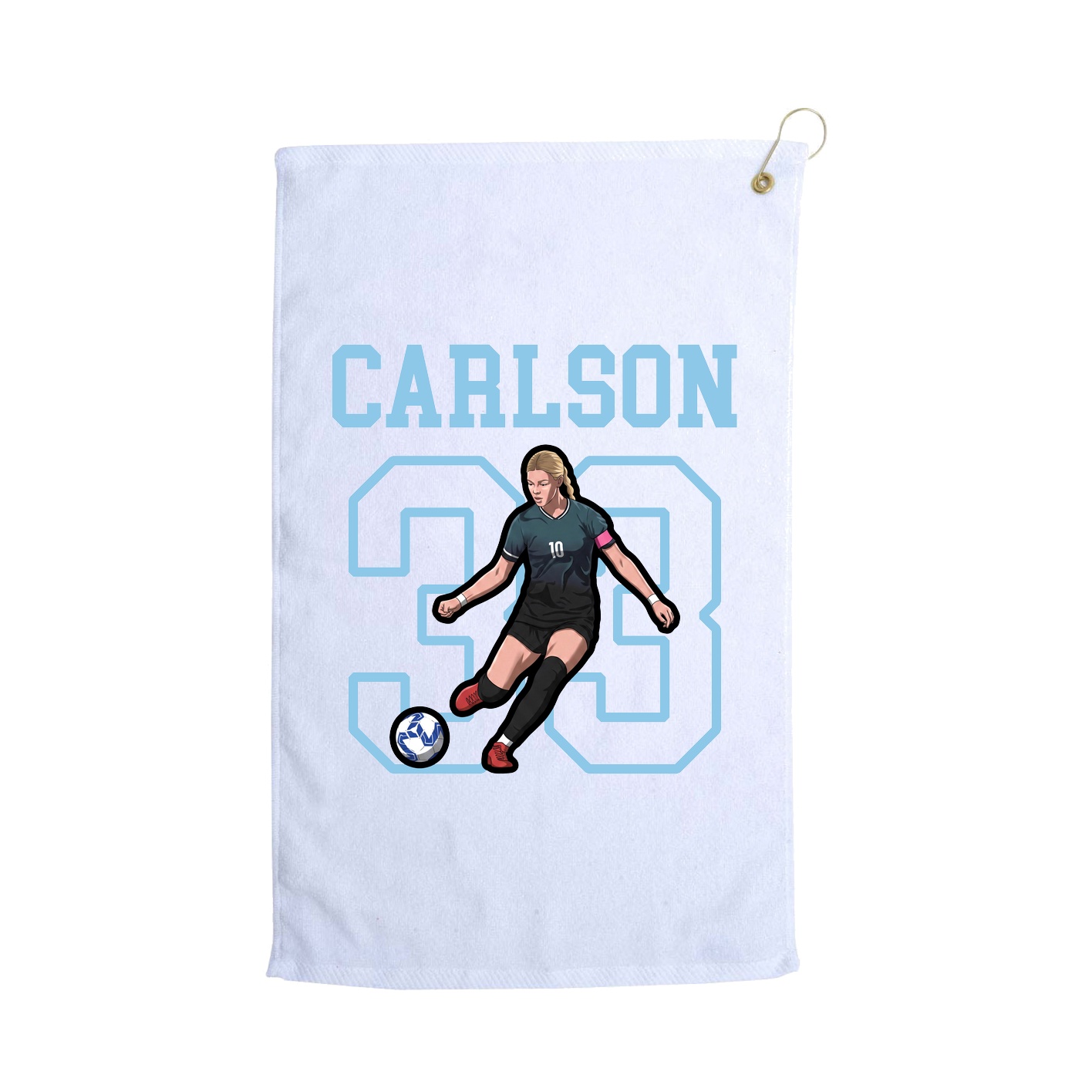 Golf Towel — Shirsey in White