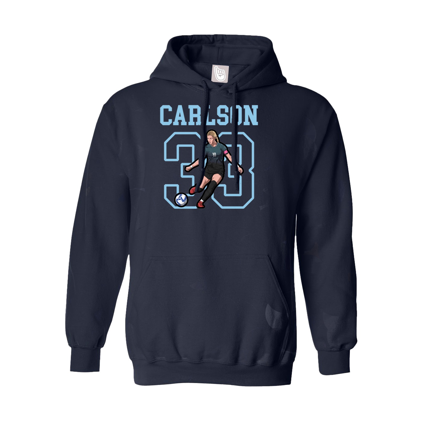 Youth Hoodie — Shirsey in Navy