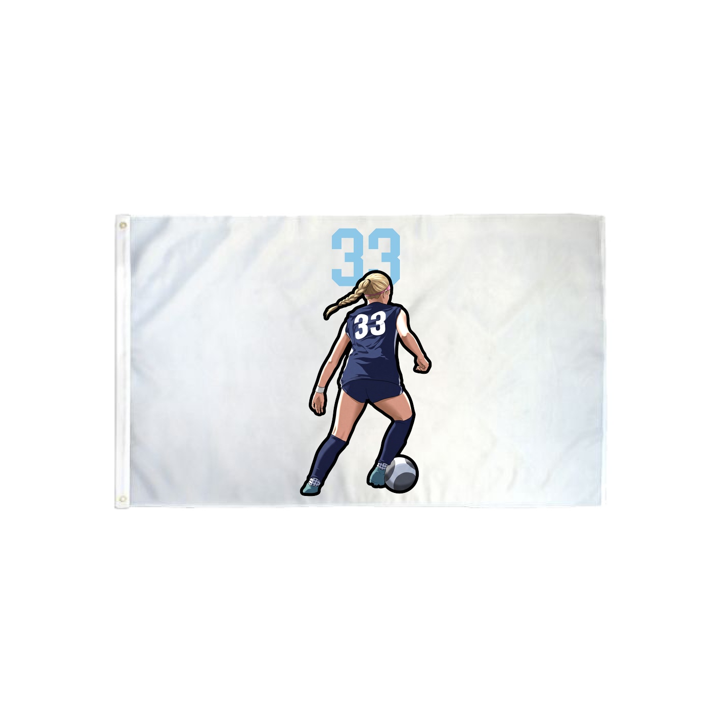 3x5 Flag — Number Top in Classic