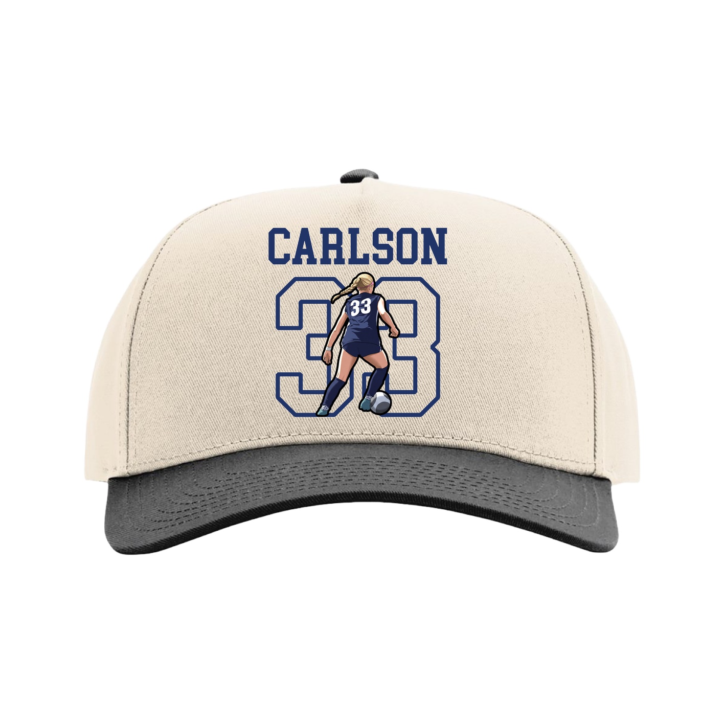 Full Fabric Five-Panel Champ Cap