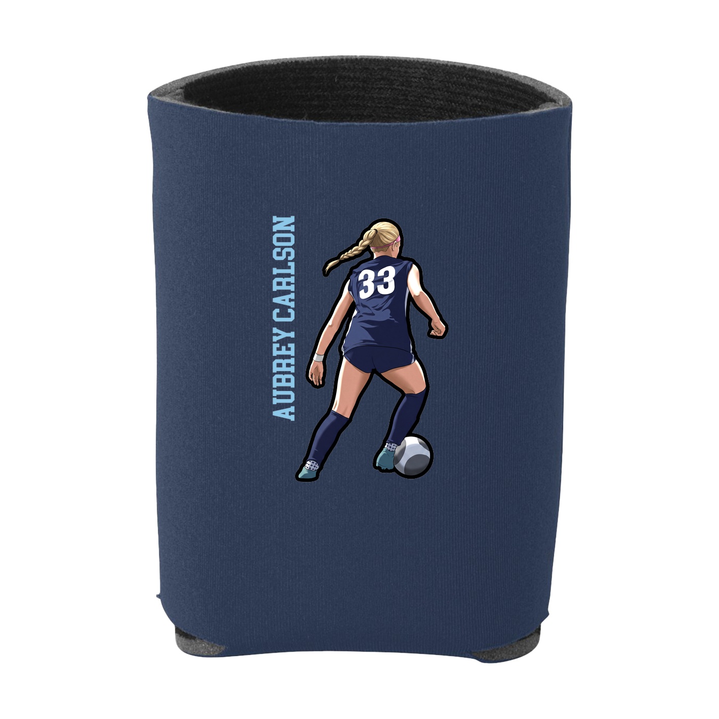 Can Holder — Name Vertical in Navy