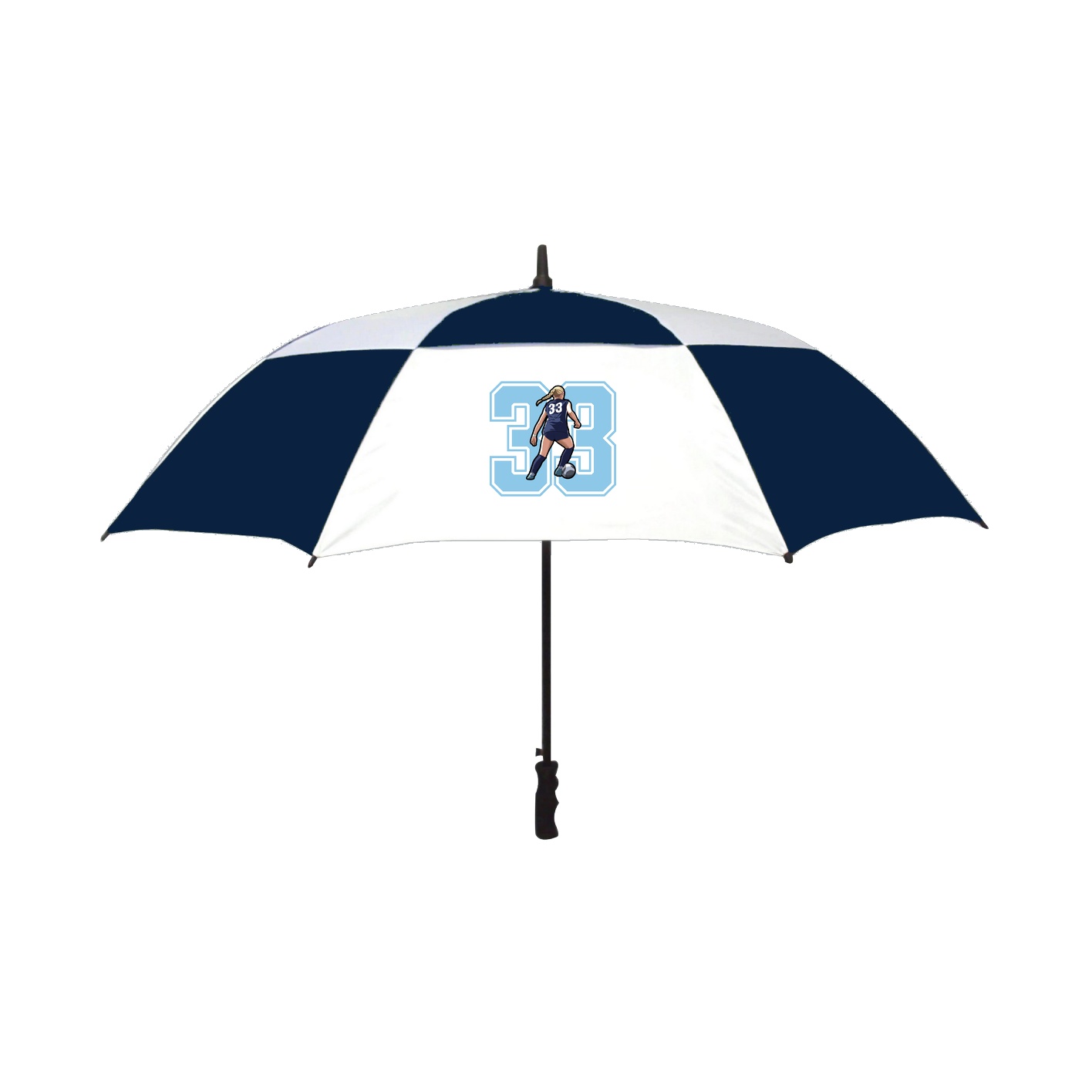 Golf Umbrella — Number in Navy