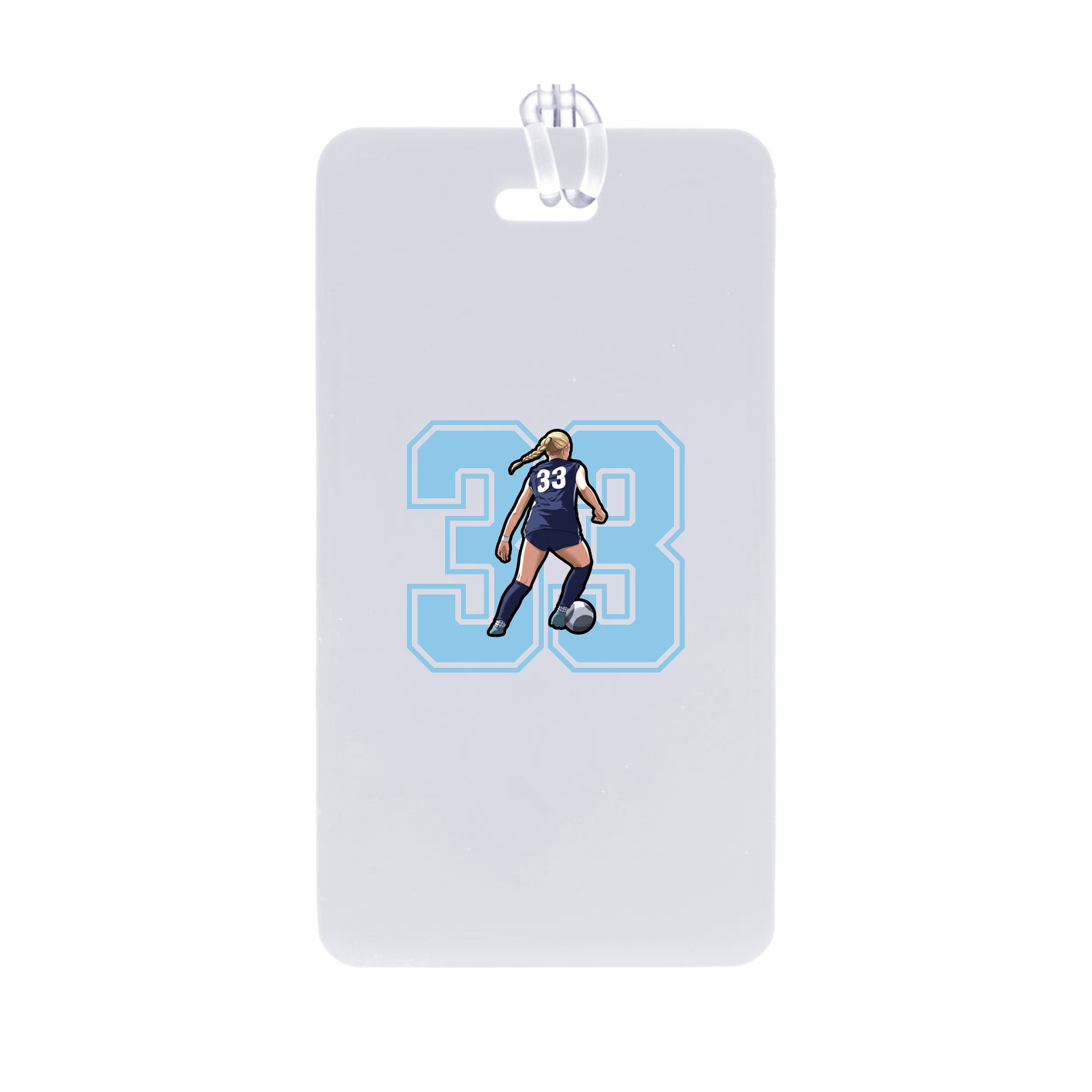 Bag Tag — Number in Classic