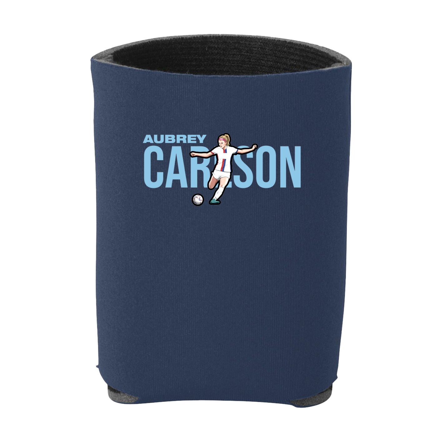 Can Holder — Player Name in Navy