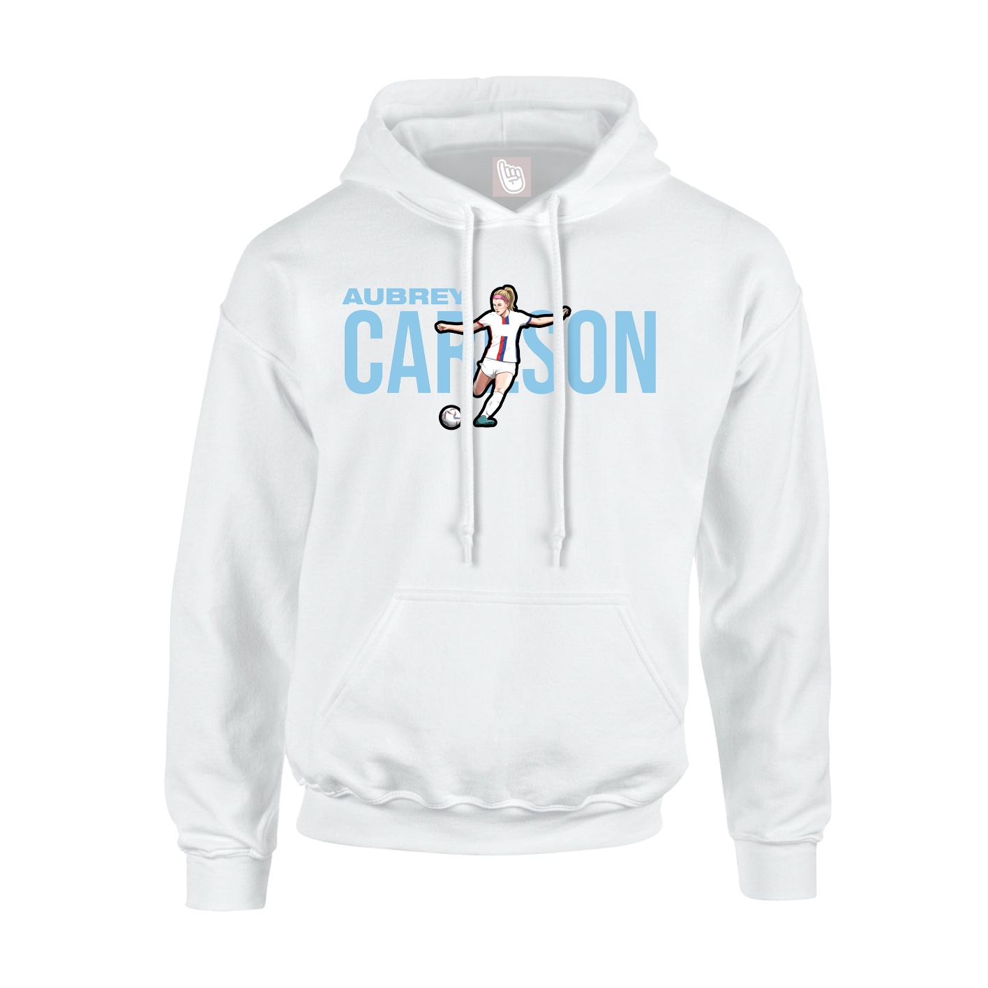Hoodie — Player Name in White