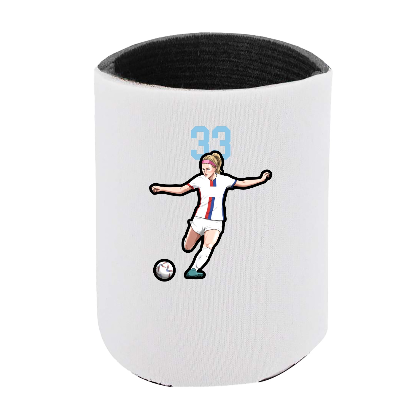 Can Holder — Number Top in White