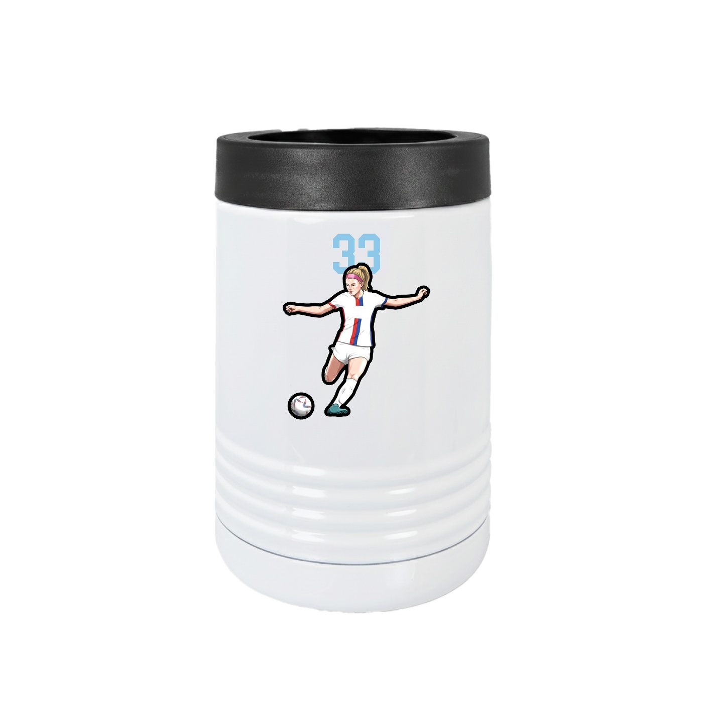 Beverage Holder — Number Top in White