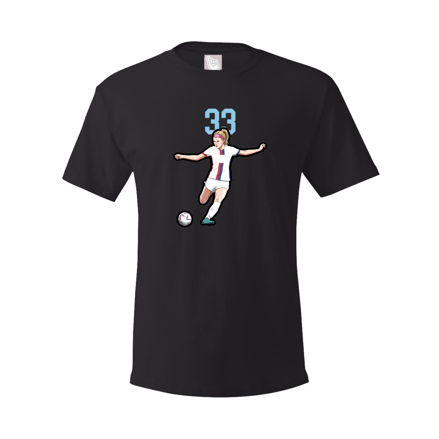 Tee — Number Top in Black