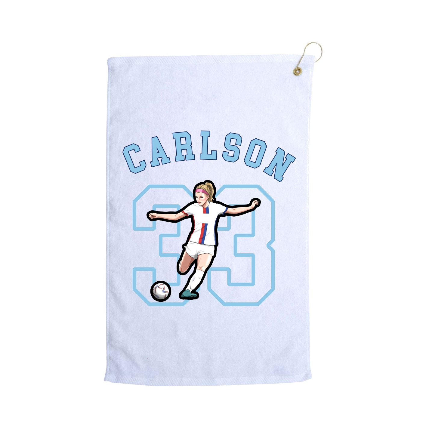 Golf Towel — Shirsey Arch in White