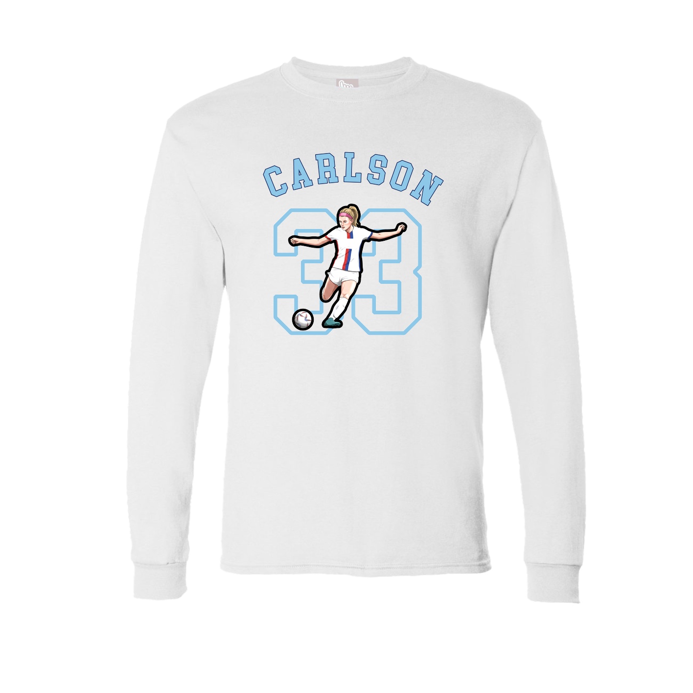 Long Sleeve Tee — Shirsey Arch in White