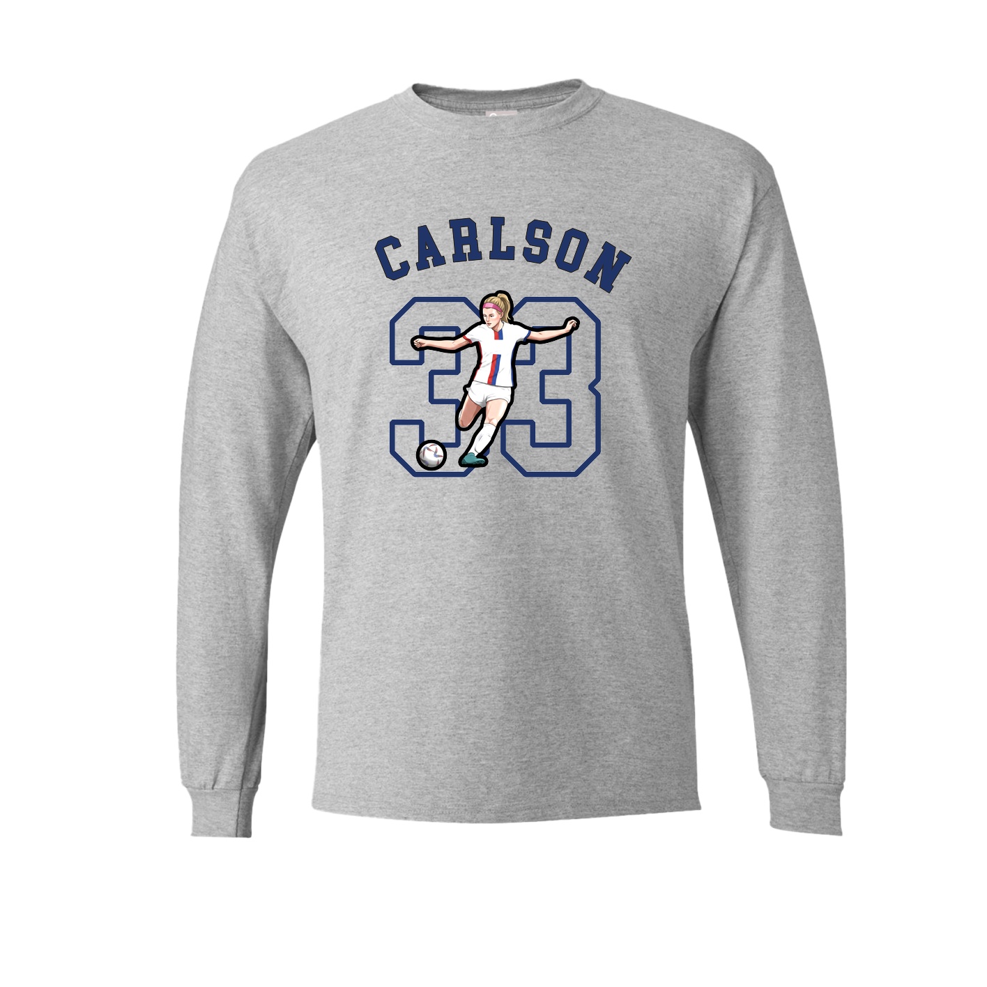 Long Sleeve Tee — Shirsey Arch in Grey