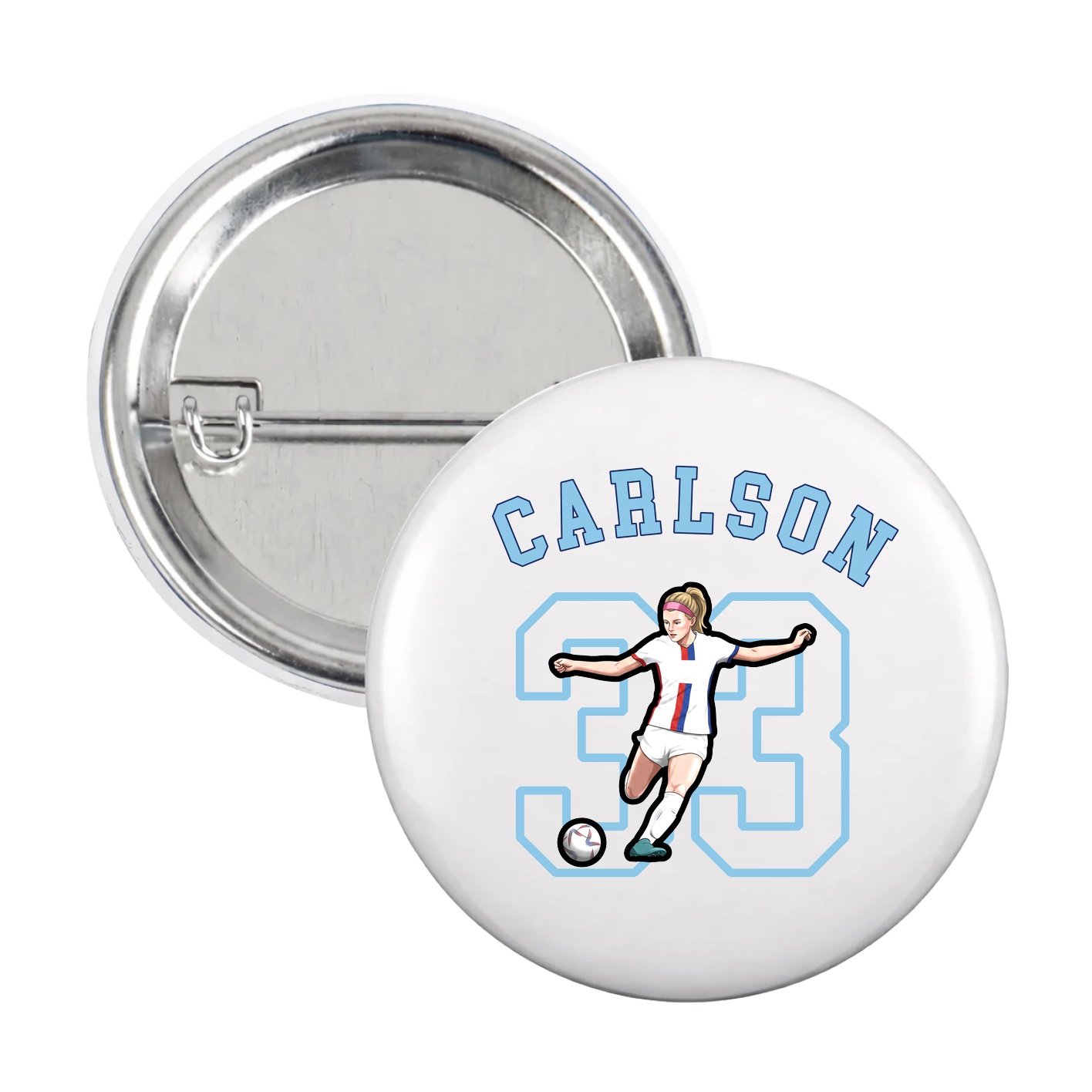 Game Day Button — Shirsey Arch in White