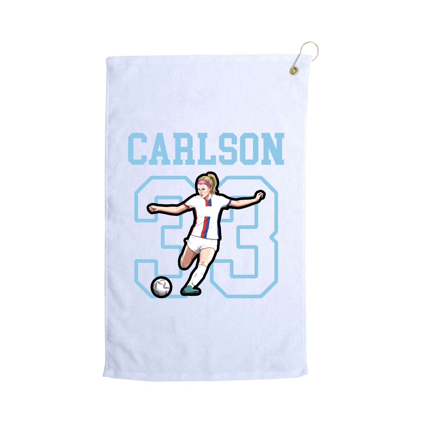 Golf Towel — Shirsey in White