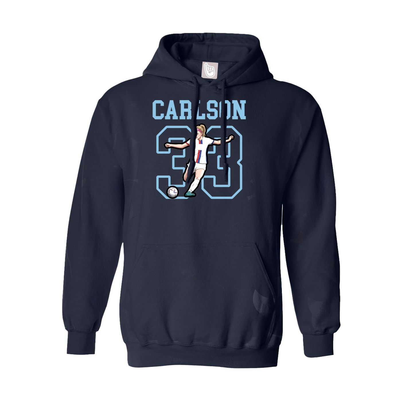 Youth Hoodie — Shirsey in Navy