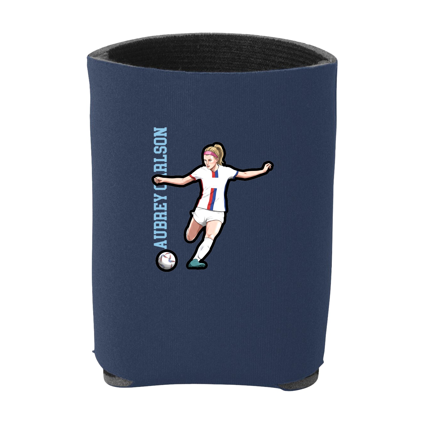 Can Holder — Name Vertical in Navy