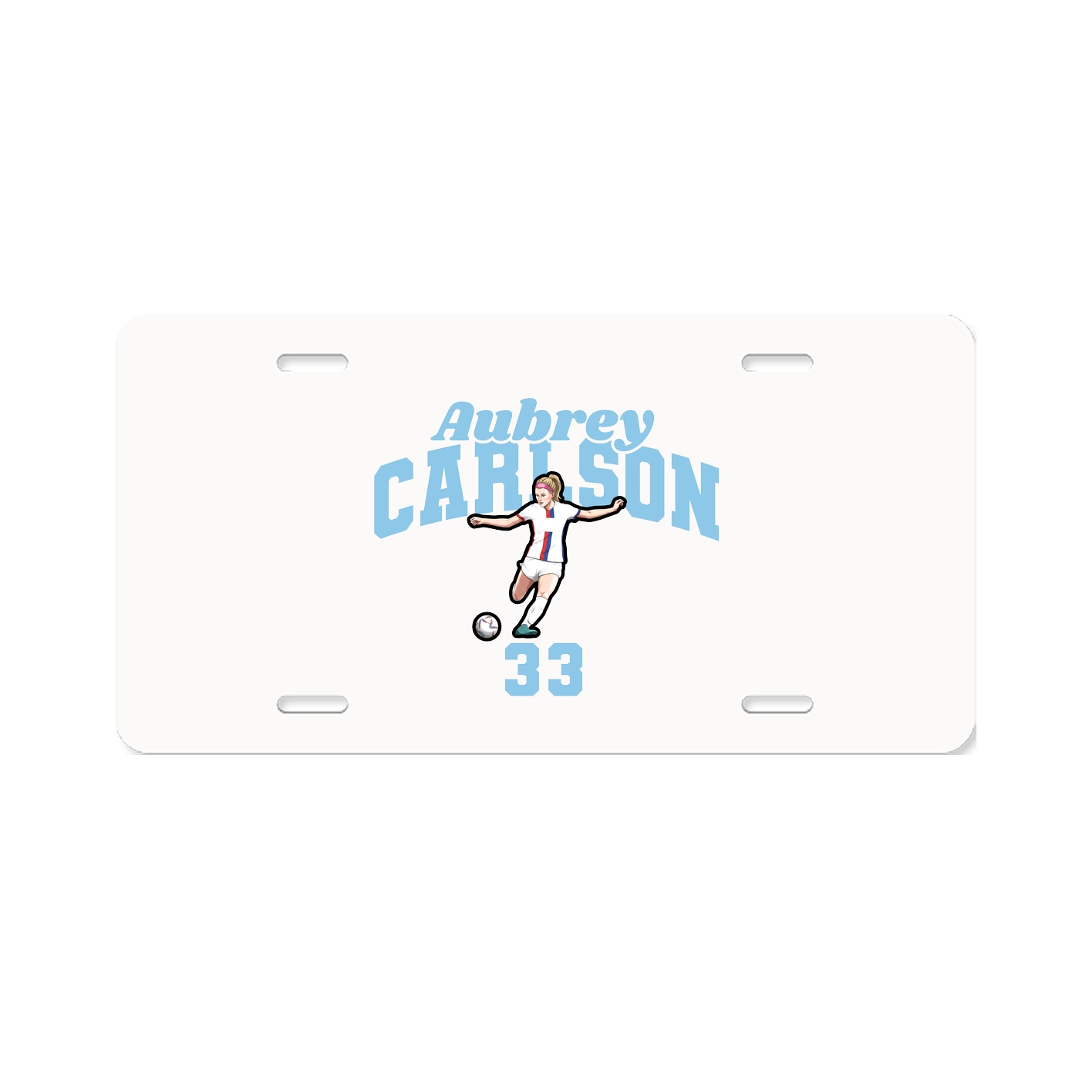 License Plate — Signature Arch in Classic