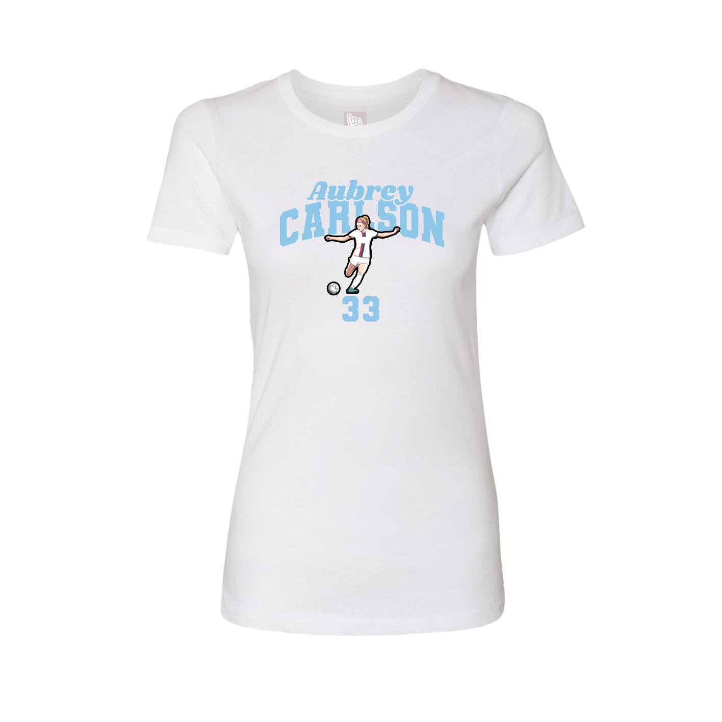 Womens Tee — Signature Arch in White
